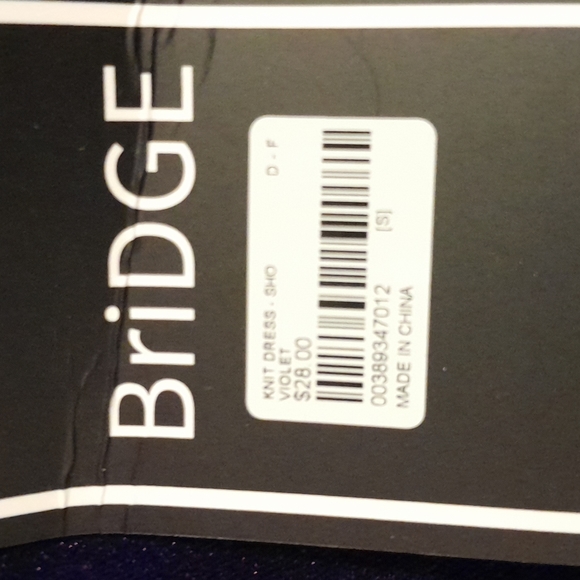 NWT Bridge Violet Velvet Open Back Tie Long Sleeve Zip Dolman Sleeve Party Dress - Picture 12 of 14